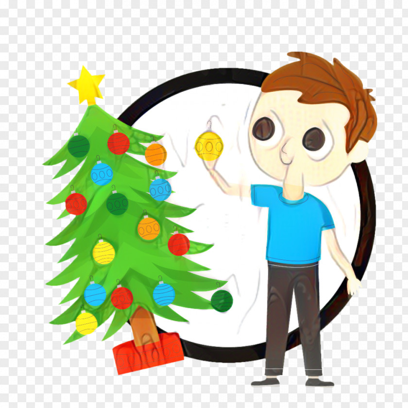 Child Art Cartoon Christmas And New Year Background PNG