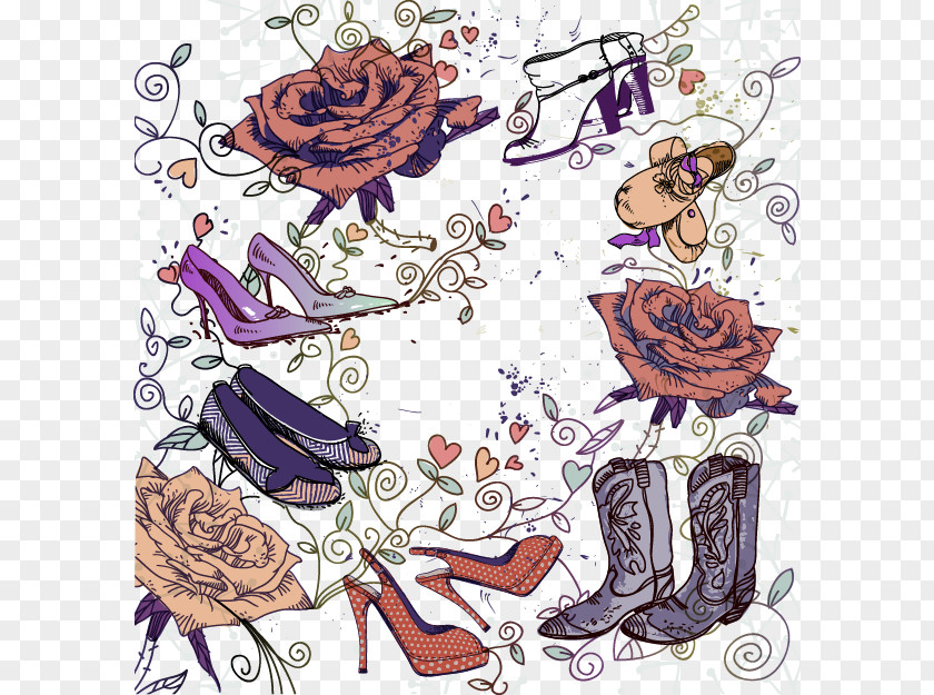 Fashions Shoes Fashion Shoe Illustration PNG