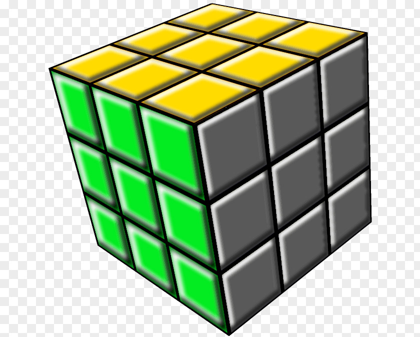 Painted Figure Rubik's Cube Mirror Blocks Puzzle PNG