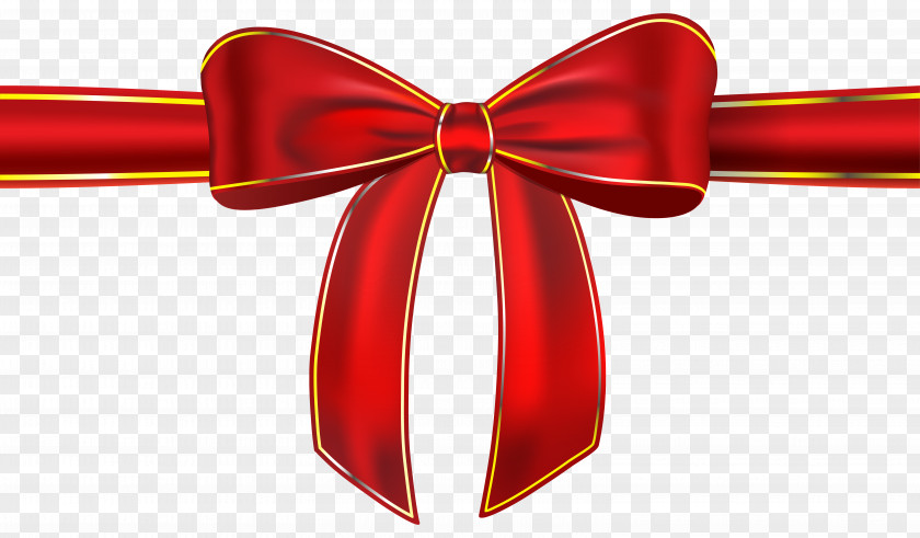 Red Ribbon With Bow Clipart Picture Clip Art PNG