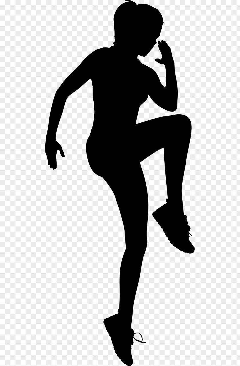 Workout Cartoon Man Physical Fitness Exercise Centre Silhouette Woman PNG