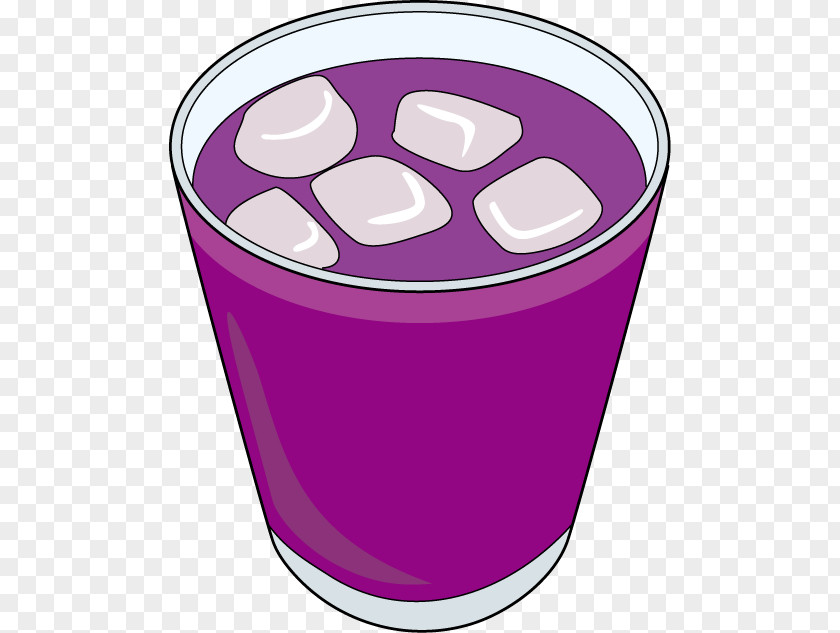 Cartoon Box Orange Juice Fizzy Drinks Grape PNG