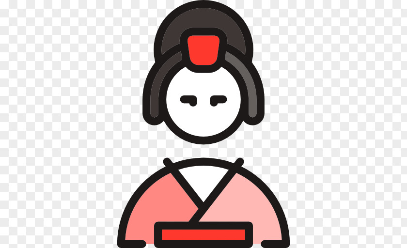 Japanese Cartoon Woman Japan Geisha Download Icon PNG