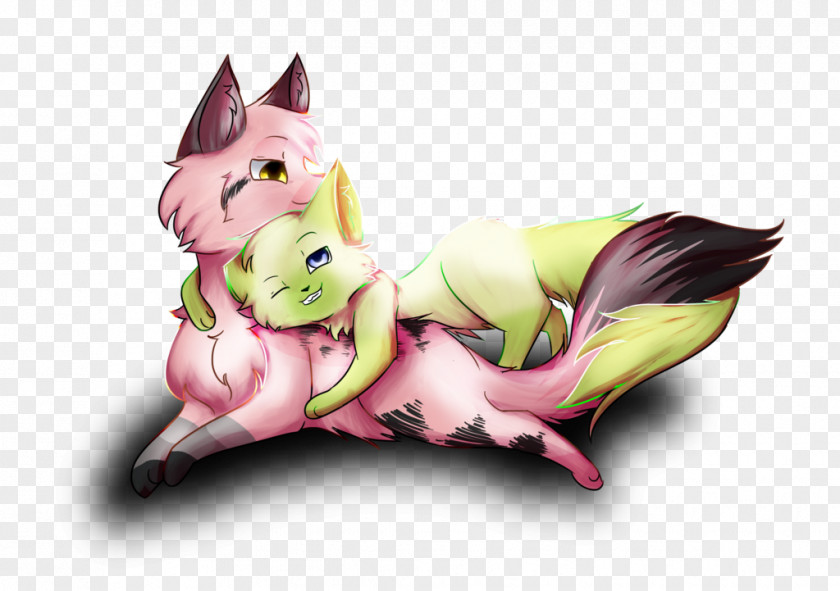 Floating Lotus Kitten Cat Horse Dog PNG