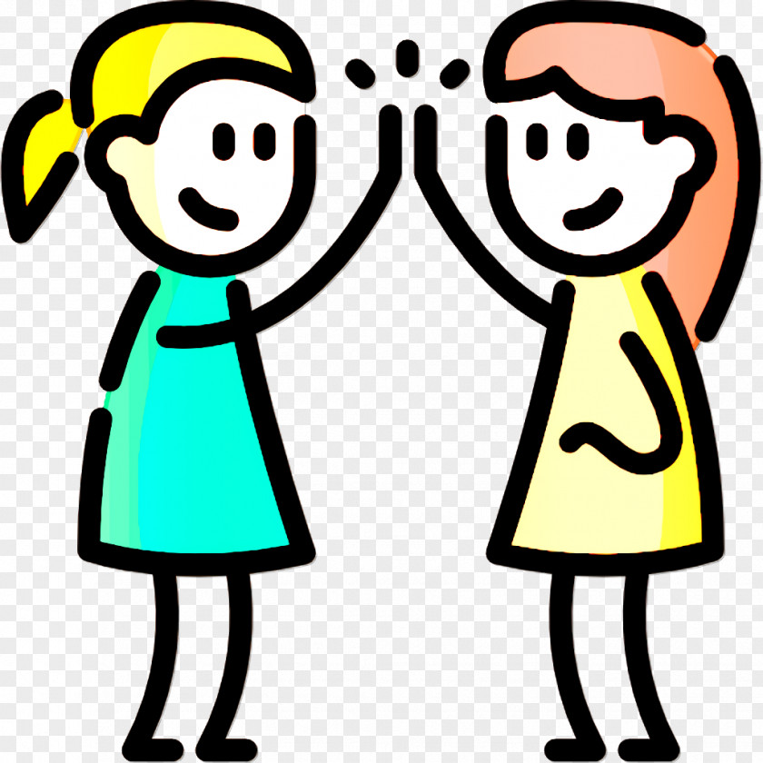 Friendship Icon High Five PNG