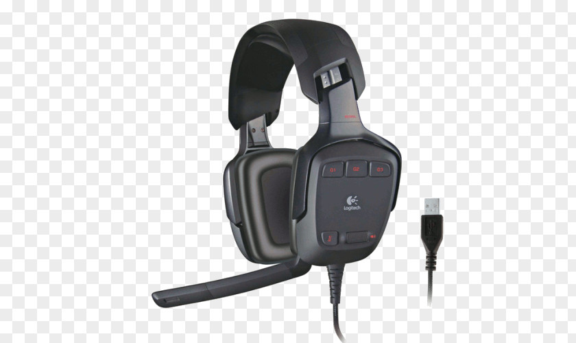 Headphones Headset Logitech G35 7.1 Surround Sound PNG
