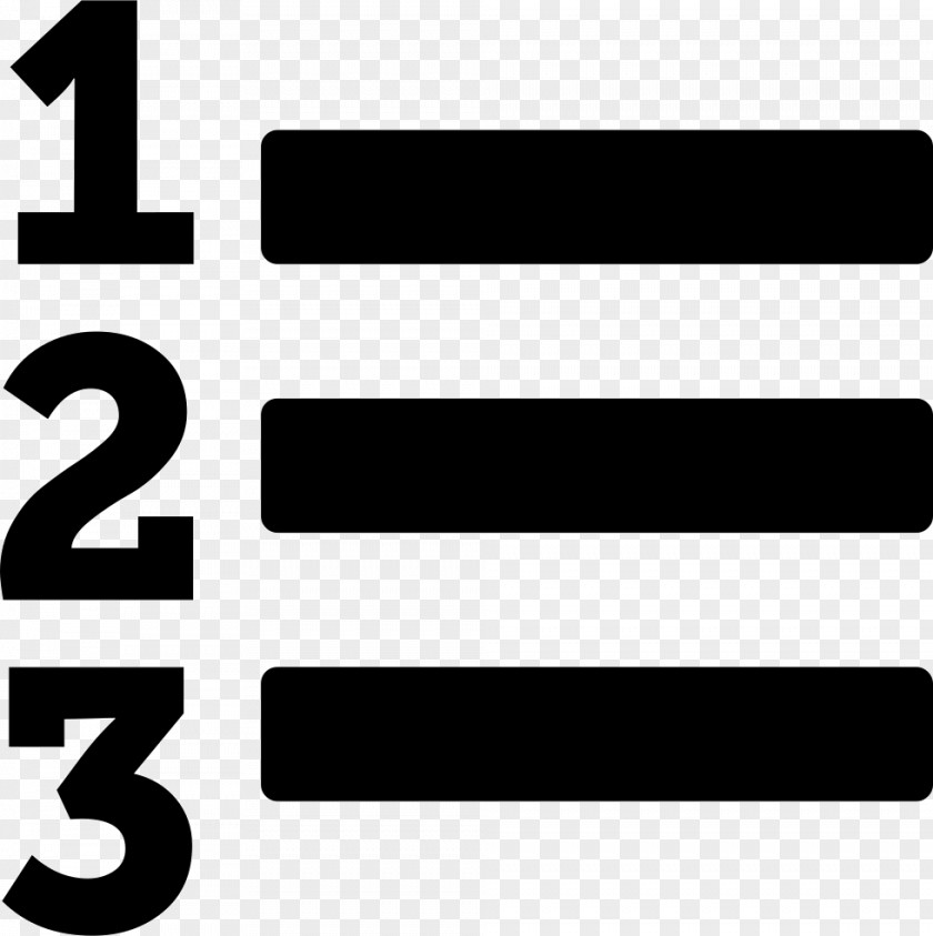 Number List Download Clip Art PNG