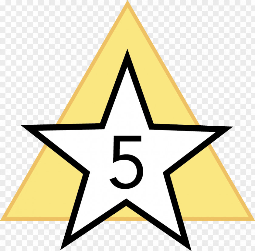 Triangle Gold Five-pointed Star Polygons In Art And Culture Magic Jenko PNG