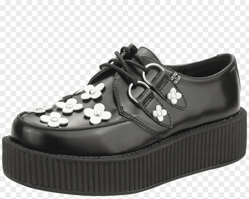 White Gauze Shoe T.U.K. Brothel Creeper Leather Sneakers PNG