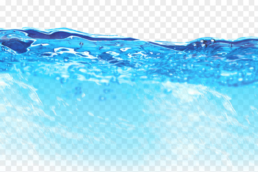Blue Water Seawater Drop PNG