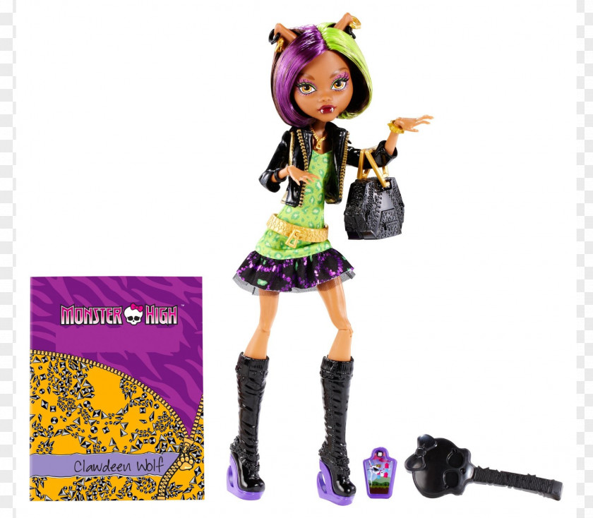 Doll Monster High Clawdeen Wolf Fashion PNG