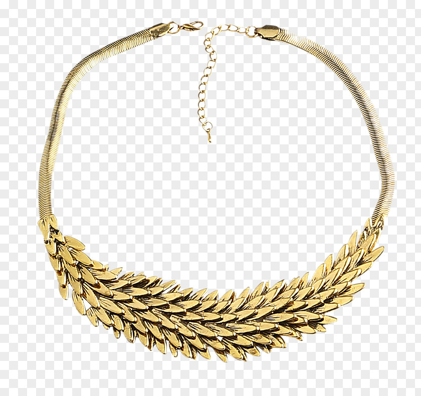 Fashion Antique Gold Wings Clavicle Chain Necklace Icon PNG