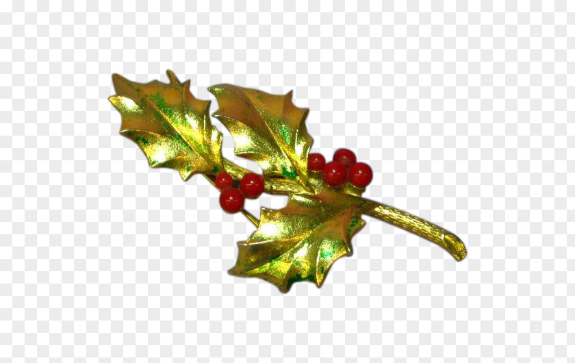 Holly Leaf Christmas Ornament Flowering Plant Fruit PNG