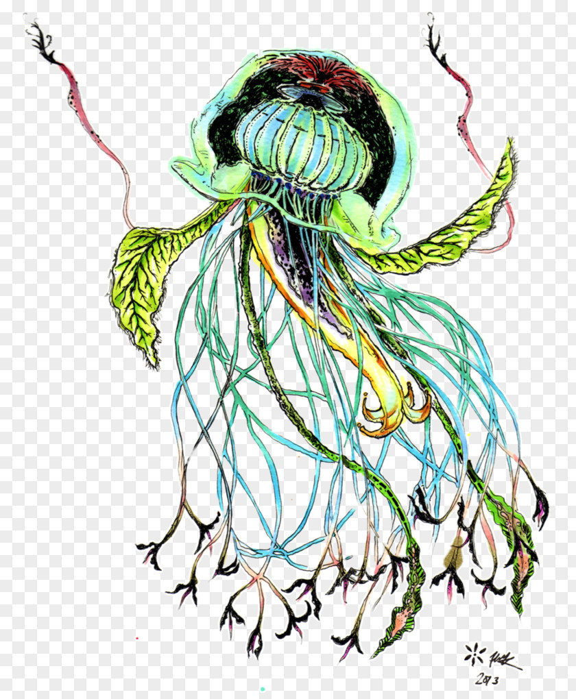Jellyfish Art Costume Design PNG