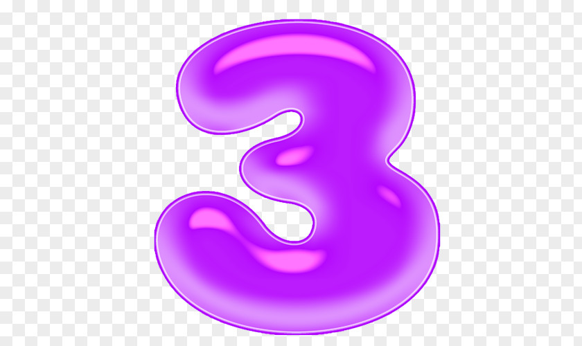 Numerical Digit Number Rakam Color Purple PNG