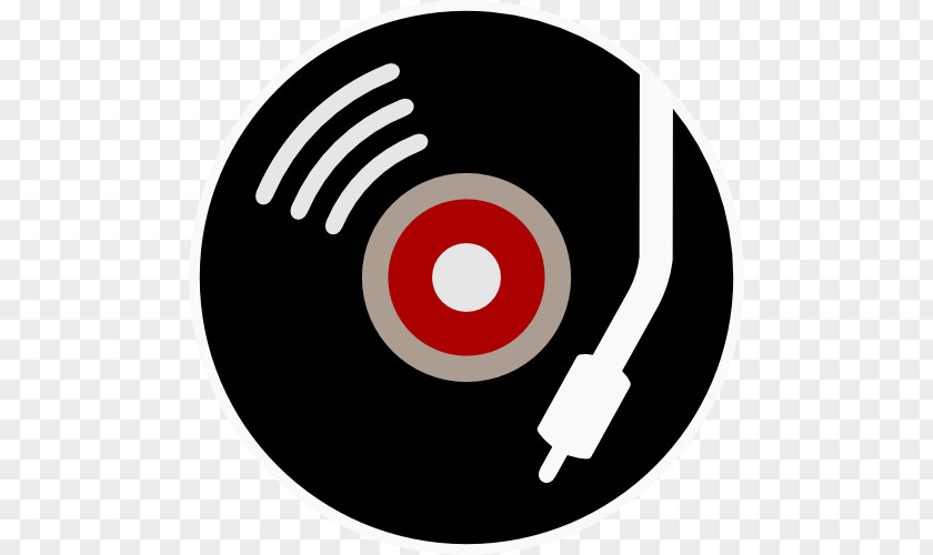 Phonograph Record Decal City Boy Logo Disc Jockey PNG