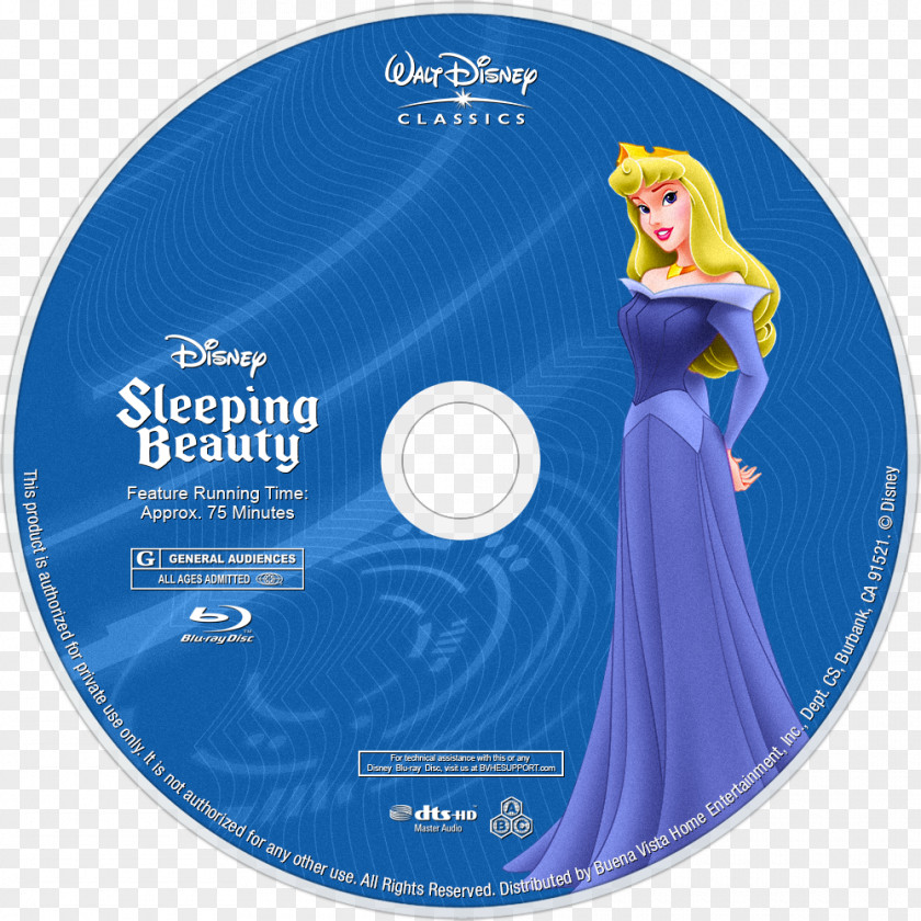 Sleeping Beauty Blu-ray Disc DVD Compact Film PNG
