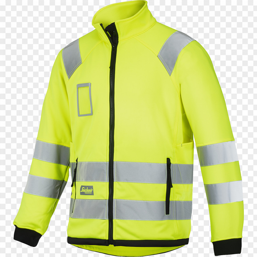 Snickers Hoodie High-visibility Clothing Polar Fleece Jacket PNG