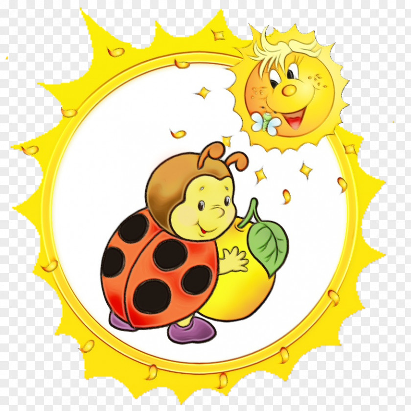 Sticker Yellow Cartoon Clip Art PNG