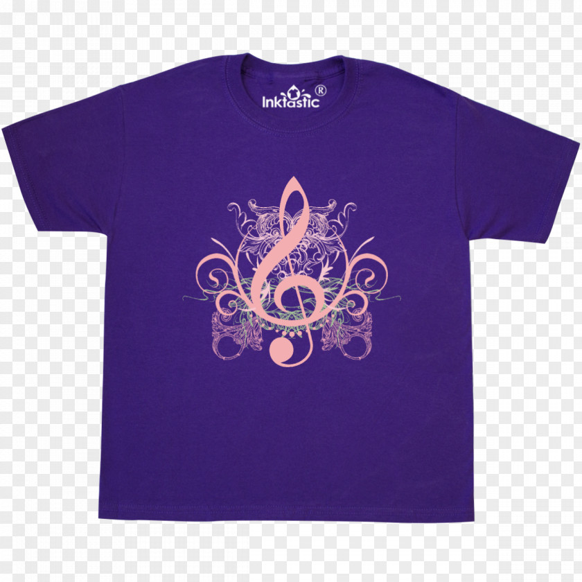 T-shirt Visual Arts Sleeve Purple Font PNG