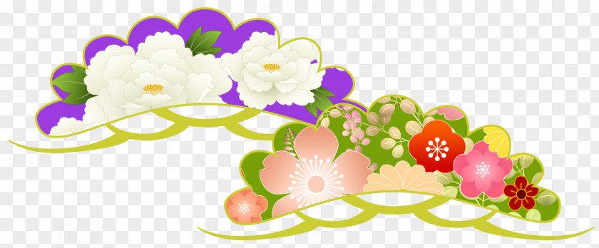 Chinese New Year Card 0 Floral Design 1 PNG