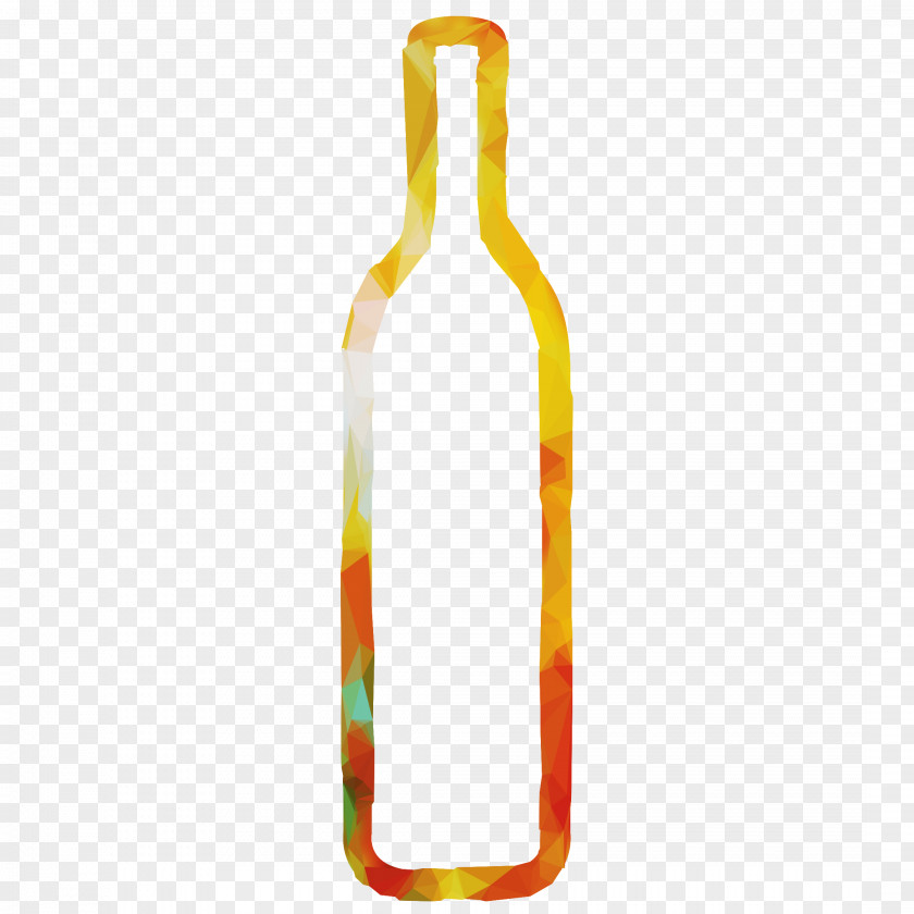 Glass Bottle Yellow Product Design PNG