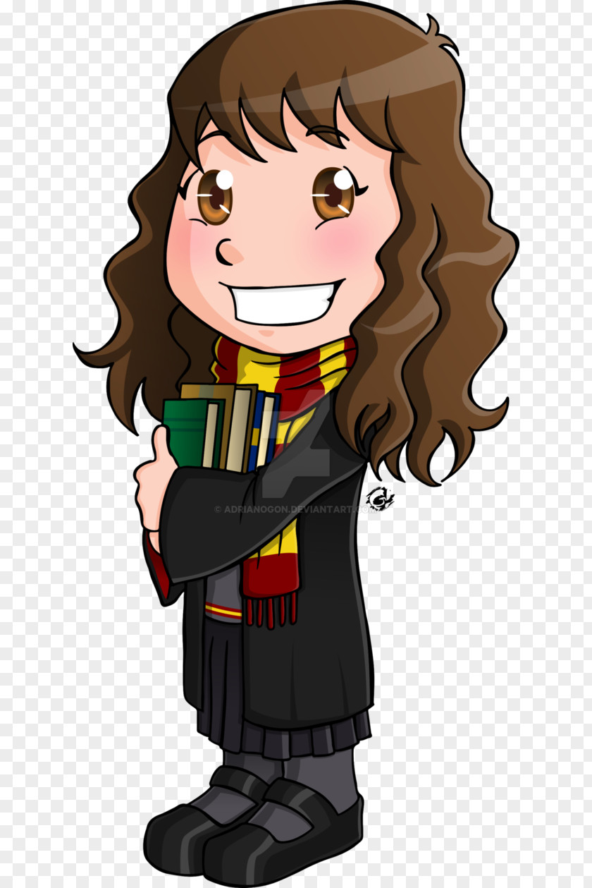 Ron Weasley Cartoon Hermione Granger Harry Potter (Literary Series) Illustration PNG