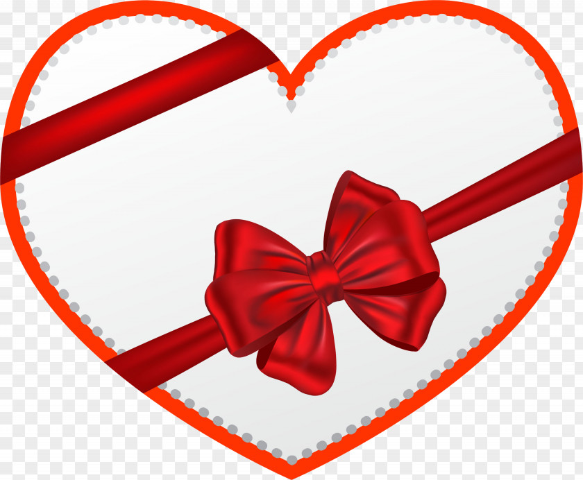 Valentines Card Ribbon Gift Clip Art PNG