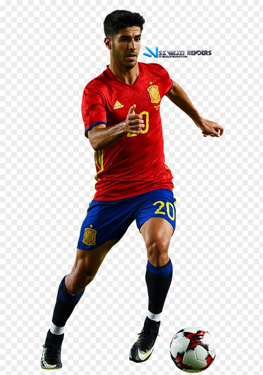 Asensio Marco Spain National Football Team Soccer Player Desktop Wallpaper PNG