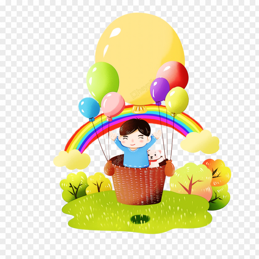 Easter Egg Balloon Baby Toys PNG