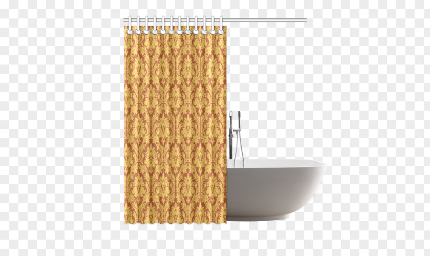 Gold Curtain Octopus Douchegordijn Sea Life Centres Waterproof Fabric PNG