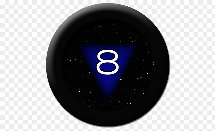 Magic 8 Ball Cobalt Blue Product PNG
