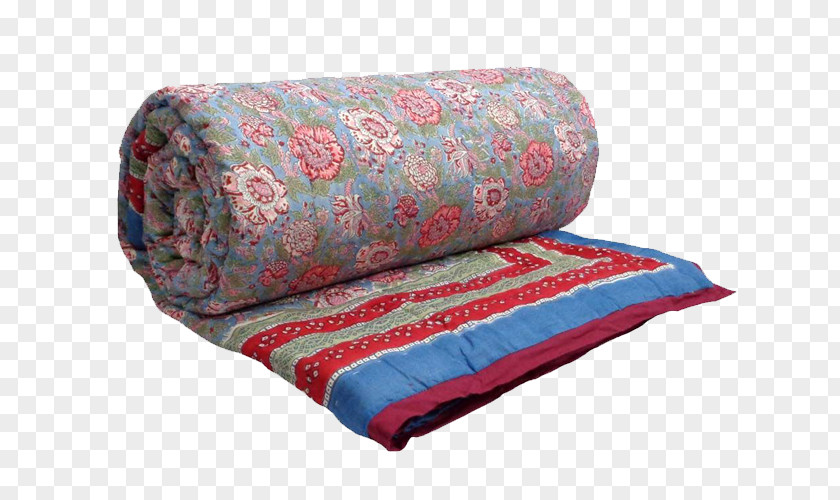 Quilt Cushion Jaipuri Razai Linens PNG