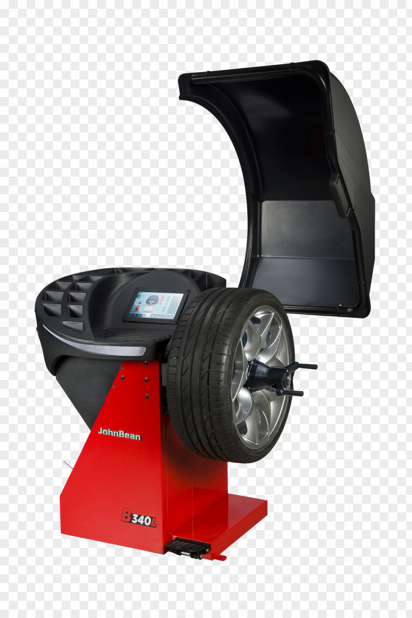 Car Wheel Balancing Machine Technology User Interface PNG