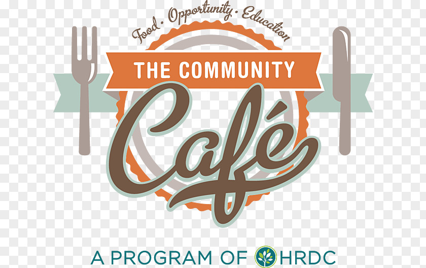 Design Community Café Logo Brand PNG