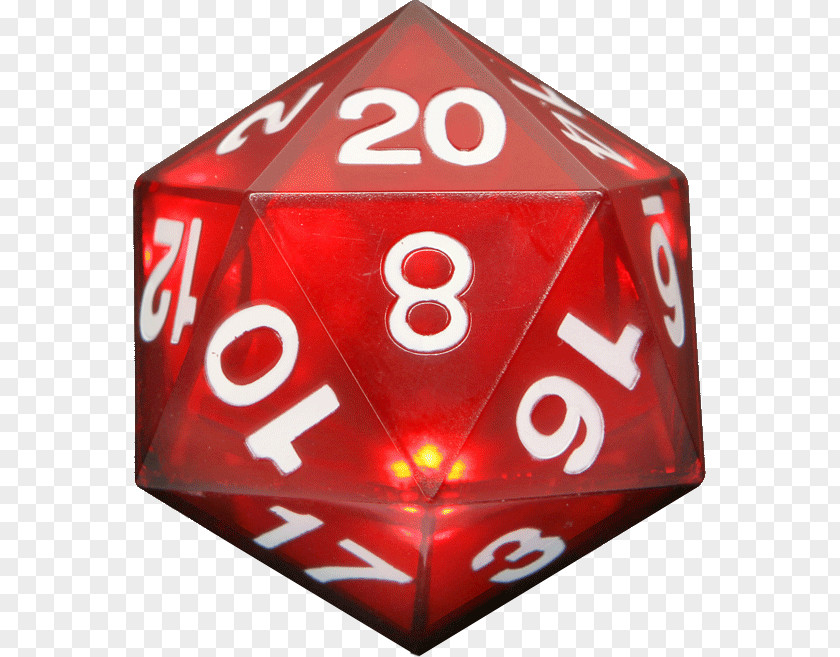 Dice D20 System Critical Hit Set Game PNG
