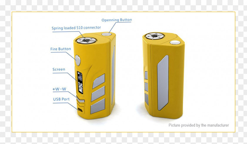 Electronic Cigarette Evolv Battery Vapor Brand PNG