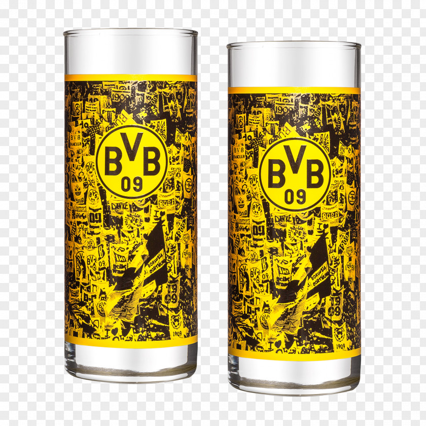 Glass Pint Borussia Dortmund Shot Glasses PNG
