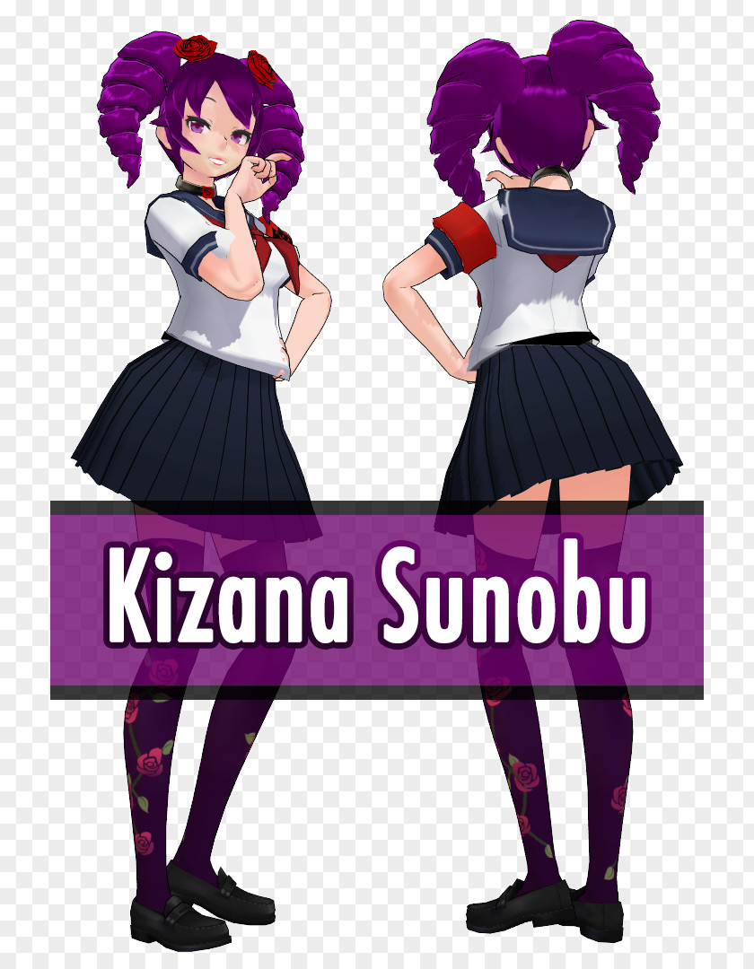 Mmd Loafers Kizana Yandere Simulator DeviantArt Costume PNG