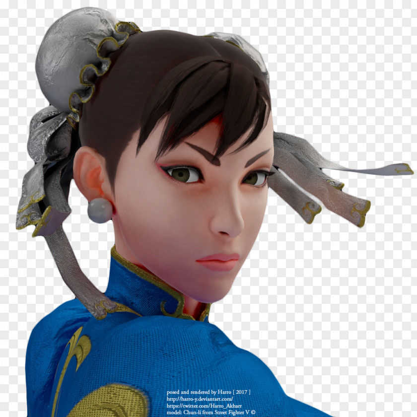 Street Fighter V Chun-Li Super II Rendering PNG