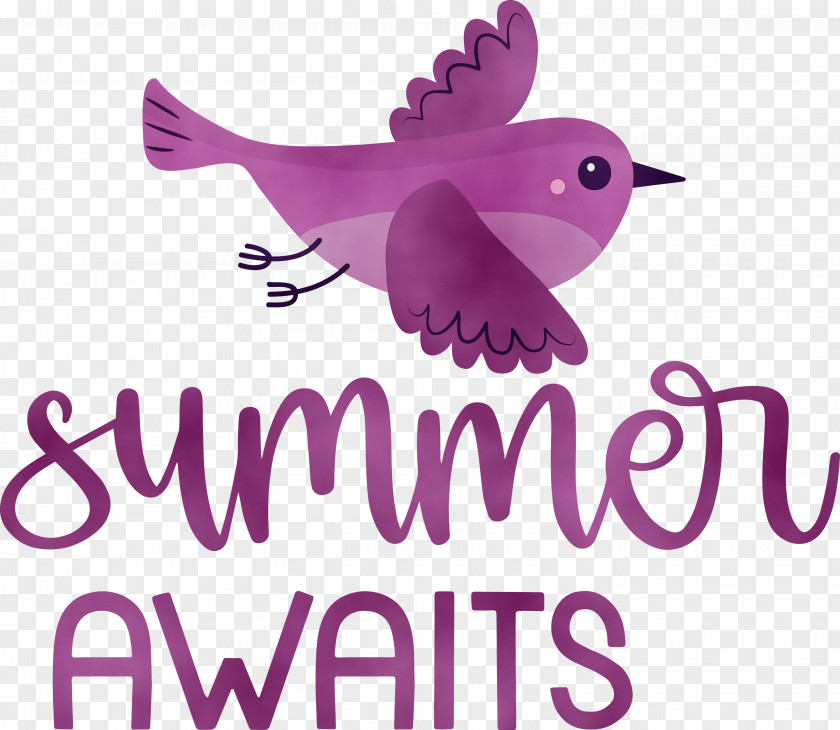 Birds Pollinator Logo Lilac M / PNG