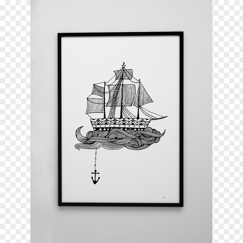 Ink Ship Printing Printmaking Drawing Poster PNG