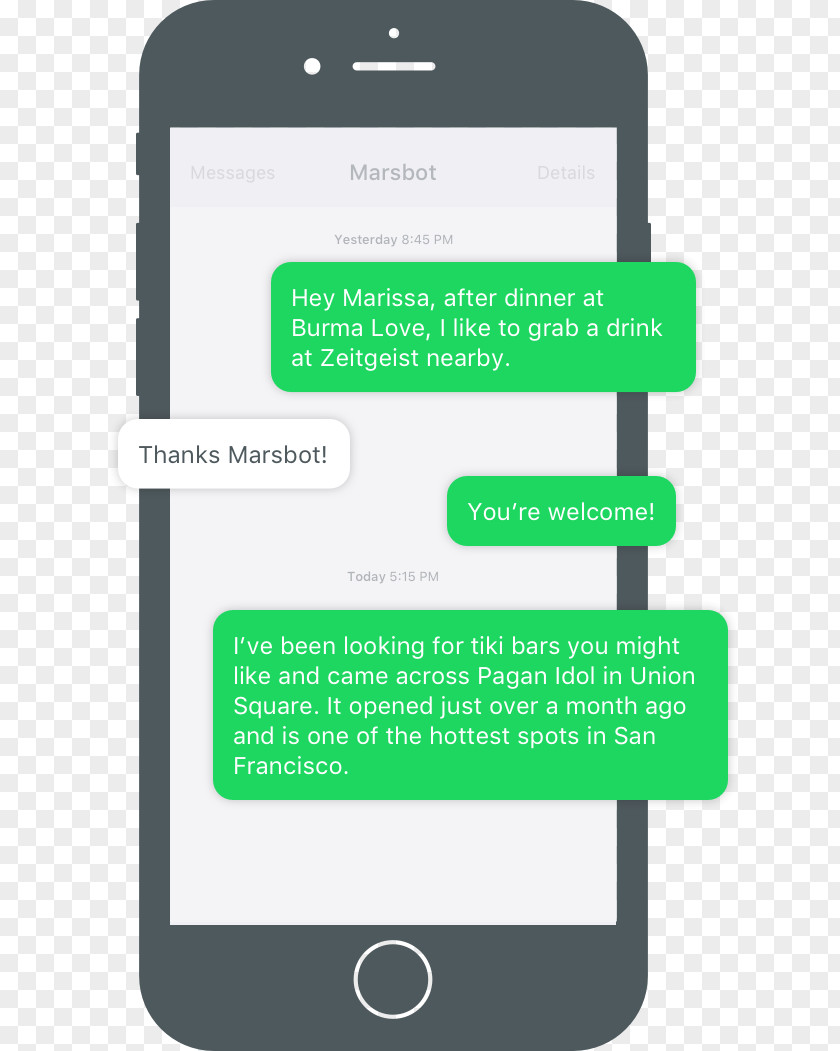 Iphone Foursquare Chatbot Internet Bot IPhone PNG