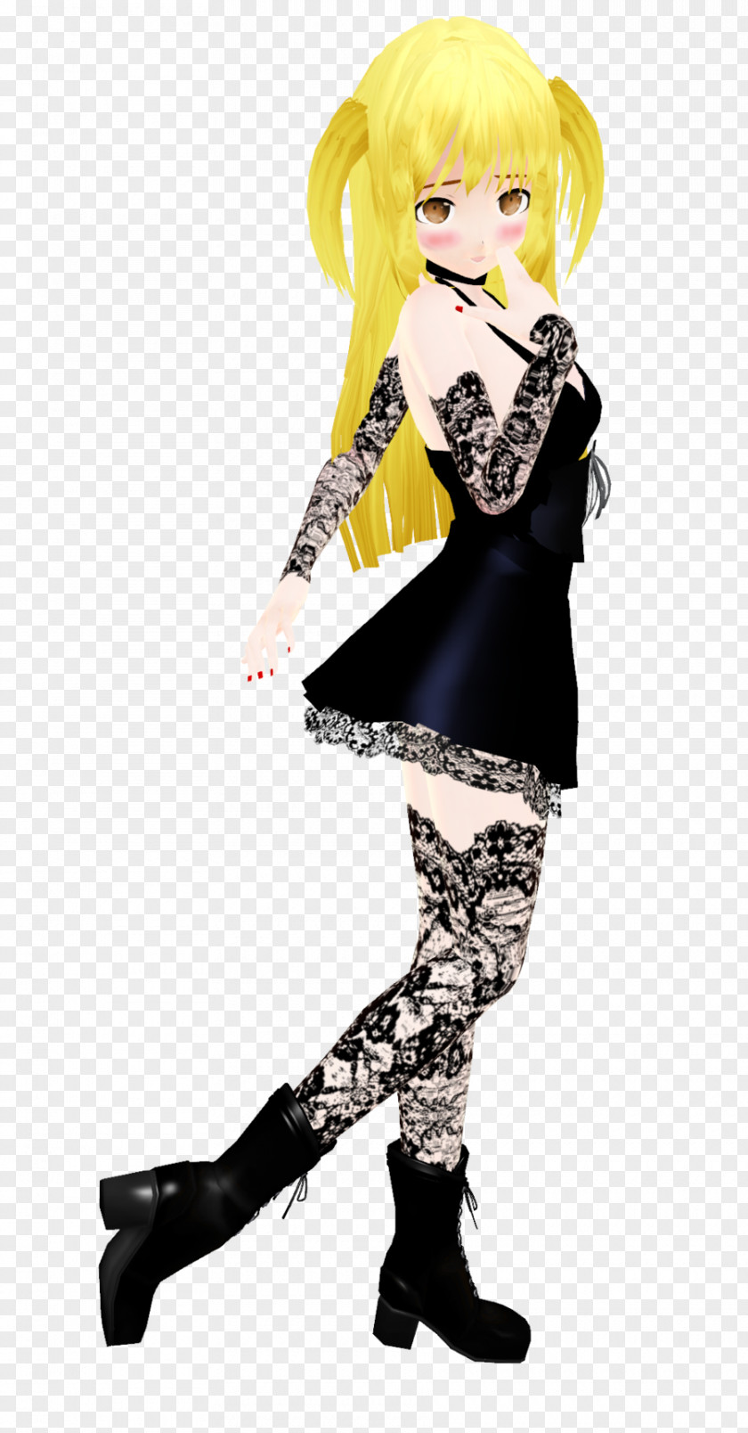 Misa Amane Anime Death Note PNG , corset clipart PNG