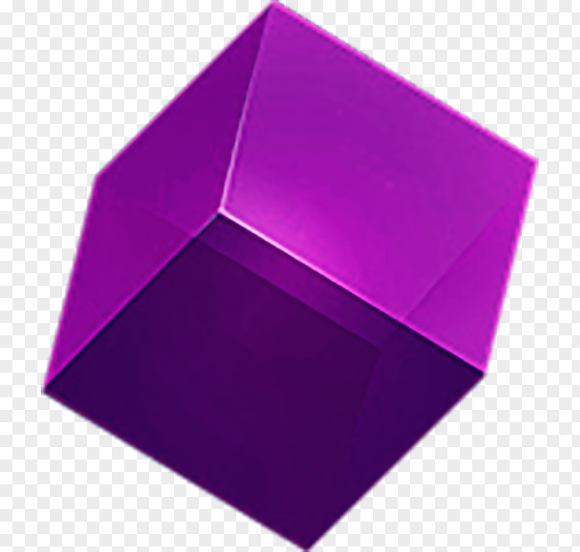 Purple Cube Violet PNG
