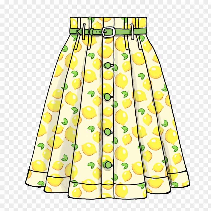 Shorts Yellow Skirt Dress Area PNG