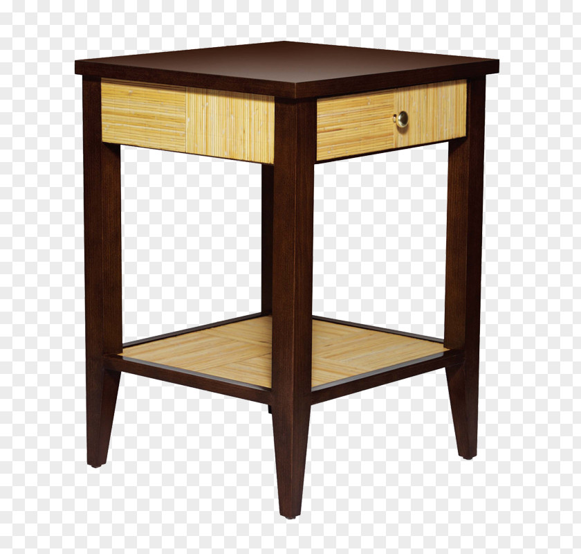 Table Bedside Tables Drawer Product Design PNG