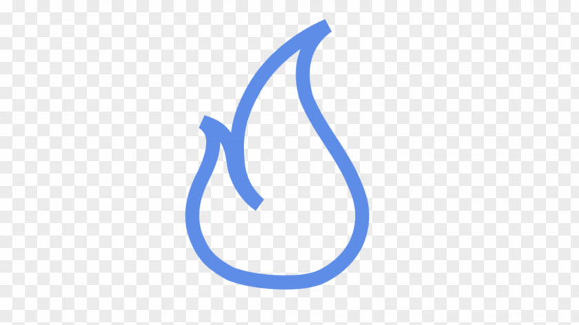 Blue Fire Symbol Logo Crescent Brand PNG