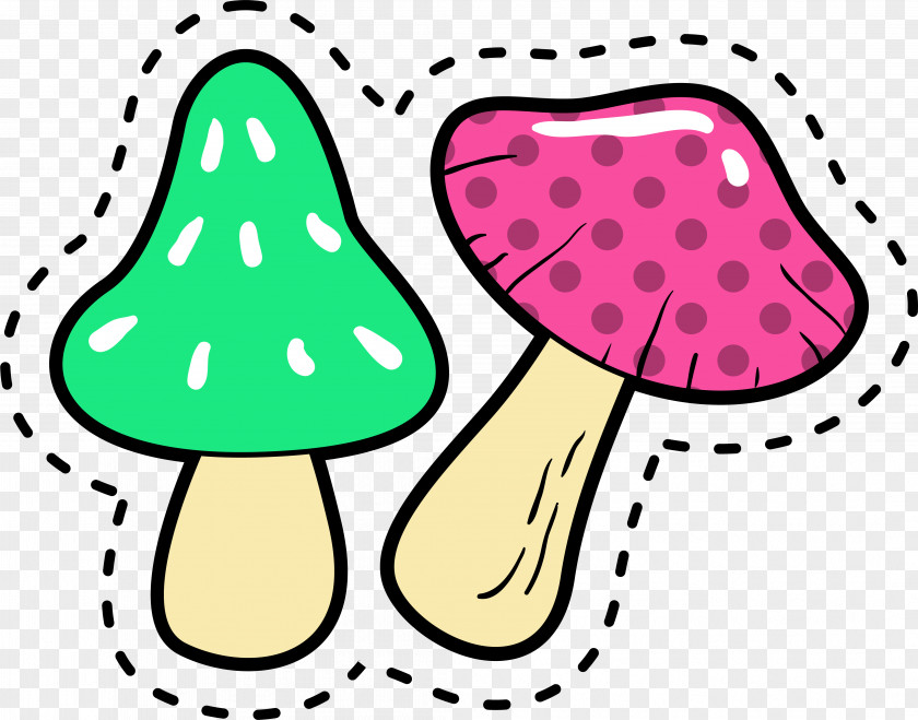 Cartoon Color Mushroom Clip Art PNG