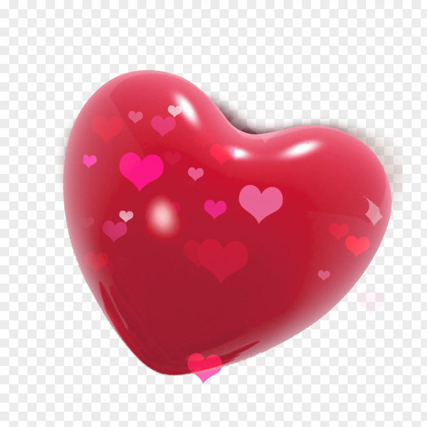 Creative Valentine's Day Heart Red Download Qixi Festival PNG